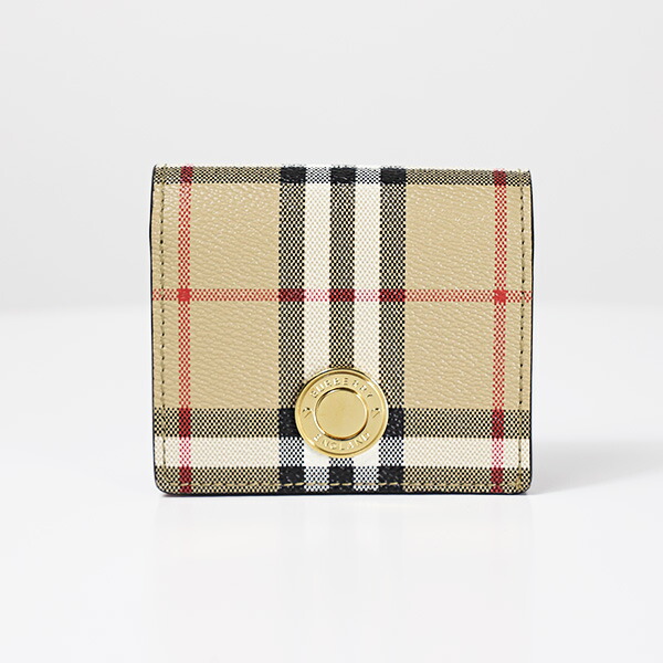 楽天市場】Burberry バーバリー Small Check Bi-Fold Wallet 二つ折り