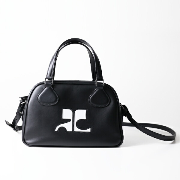 楽天市場】Courreges クレージュ ハンドバッグ Leather Bowling Bag