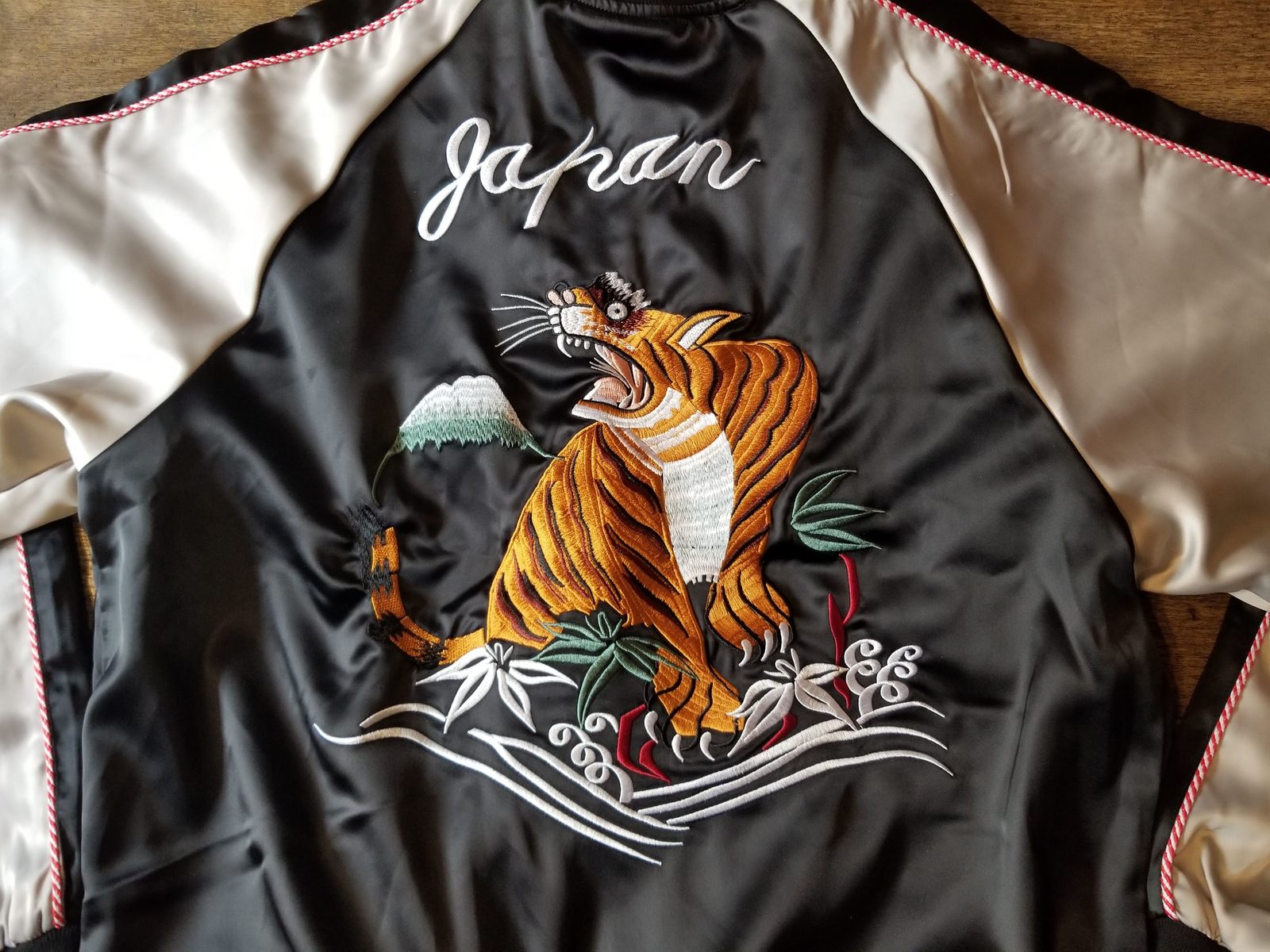 楽天市場】＃417 Satin スカジャン ”虎” : ラピーヌ ロデオアンクル