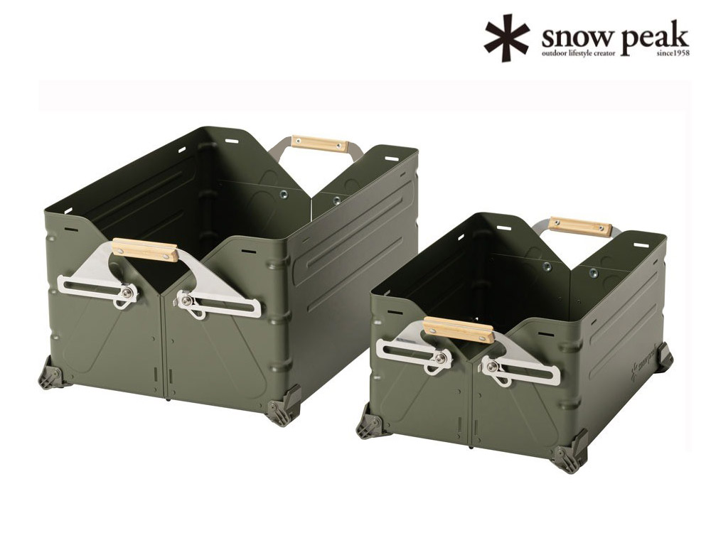 楽天市場】スノーピーク シェルフコンテナ オリーブドラブ シェルコン