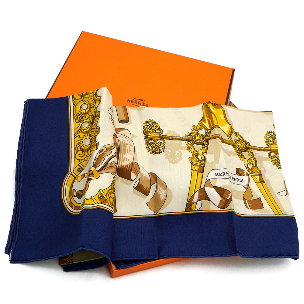 楽天市場】【極美品】【クリーニング済】HERMES エルメス カレ90