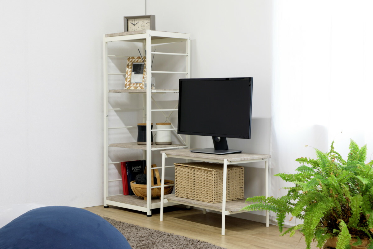 楽天市場】テレビ台 幅60cm 2段 ローボード ヴィンテージ調 シンプル