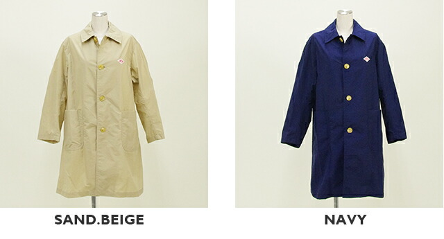 楽天市場】ダントン/DANTON ナイロンタフタステンカラーシングルコート