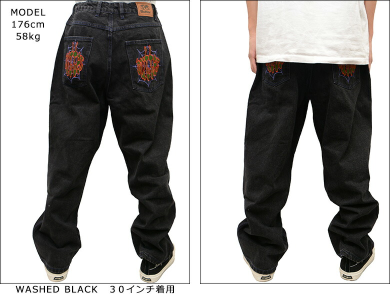 楽天市場】バターグッズ パンツ BUTTER GOODS SPIDER DENIM JEANS