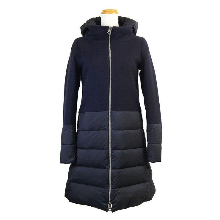 楽天市場】ヘルノ ダウン ウール 切り替え レディース HERNO コート