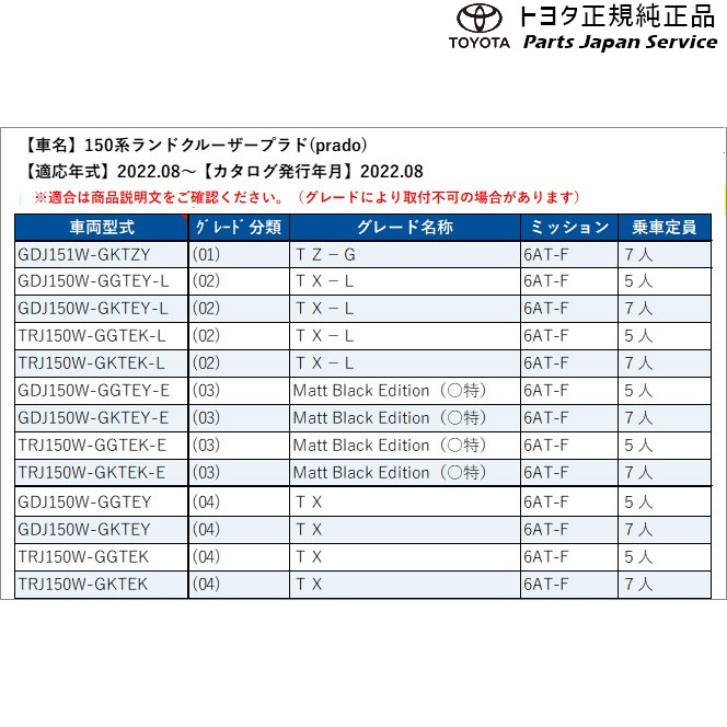 楽天市場】純正 トヨタ TOYOTA 150系ランドクルーザープラド ラゲージ