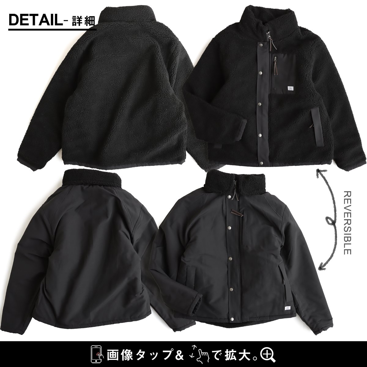 楽天市場】gym master ジムマスター ボアジャケット マウンテン