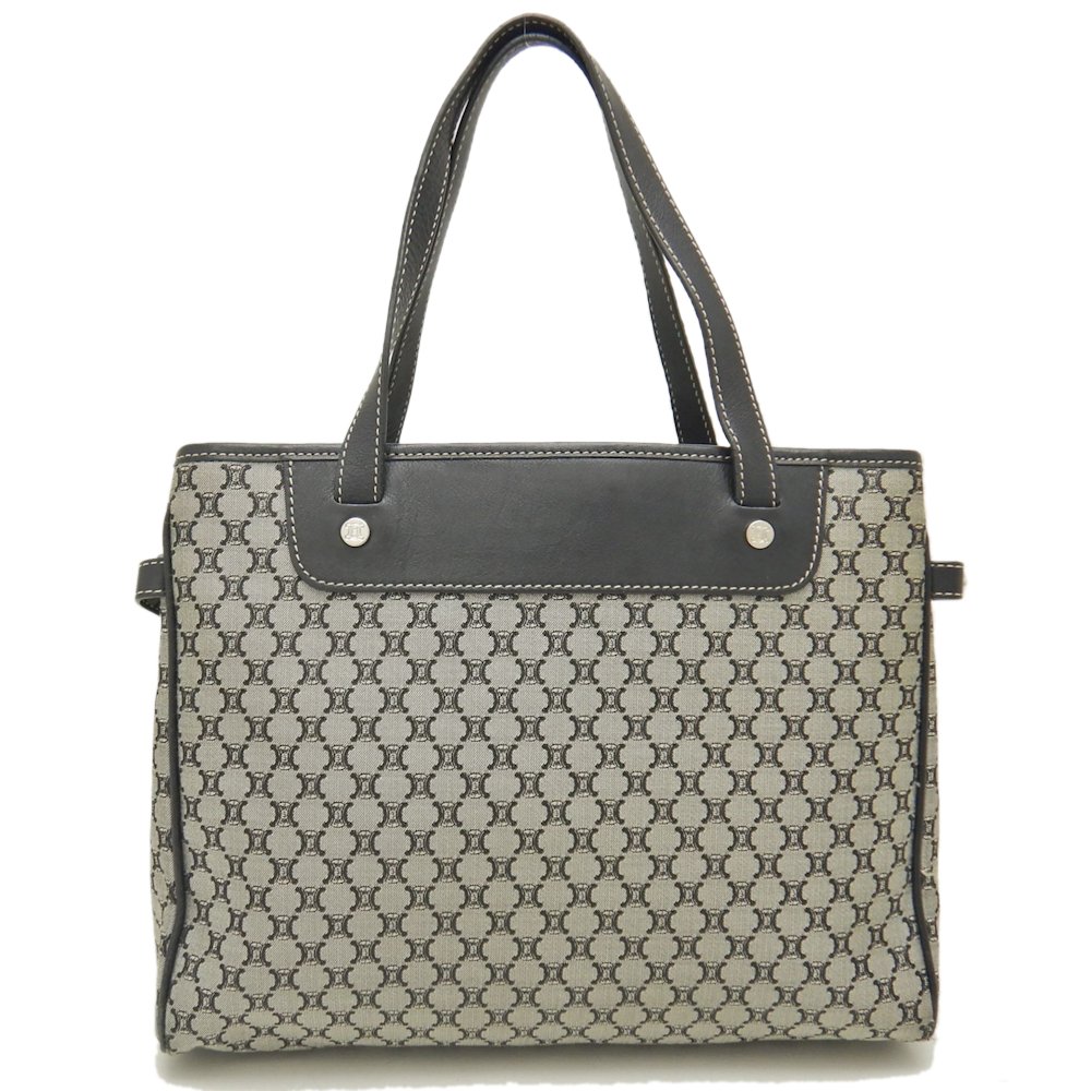 楽天市場】CELINE セリーヌ トートバッグ マカダム キャンバスxレザー