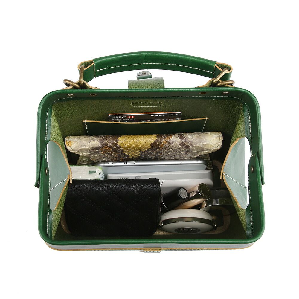 楽天市場】ドクターズバッグ ミニドクター グリーン 緑 ダレスバッグ