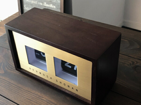 楽天市場】置き時計 PIVOT ピボットクロック RP-002 （WAL) ハモサ