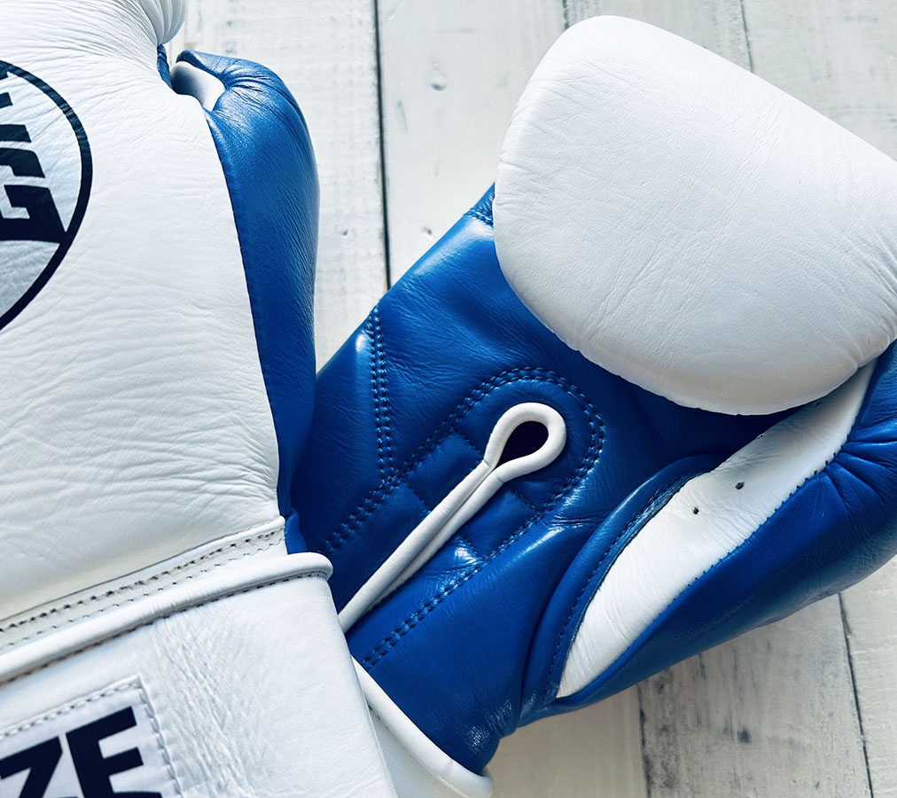 楽天市場】PRIZE RING “Professional SX” ボクシンググローブ 白/青