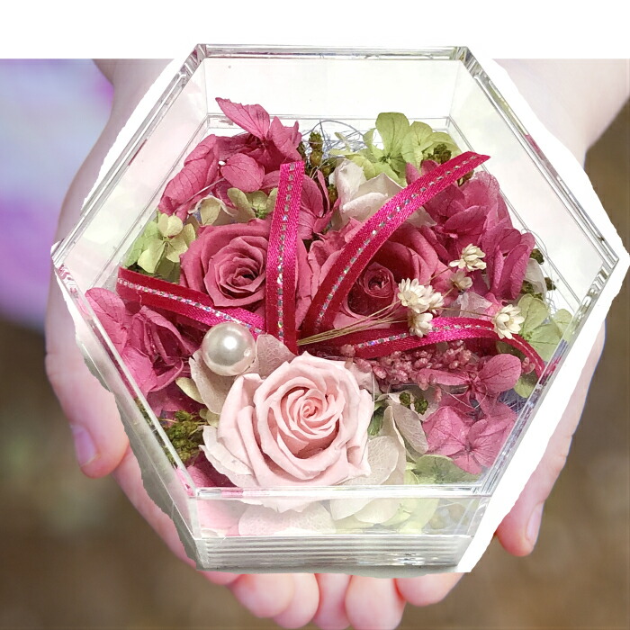 楽天市場】プリザーブドフラワー BOX 12cm 花ギフト フラワーボックス
