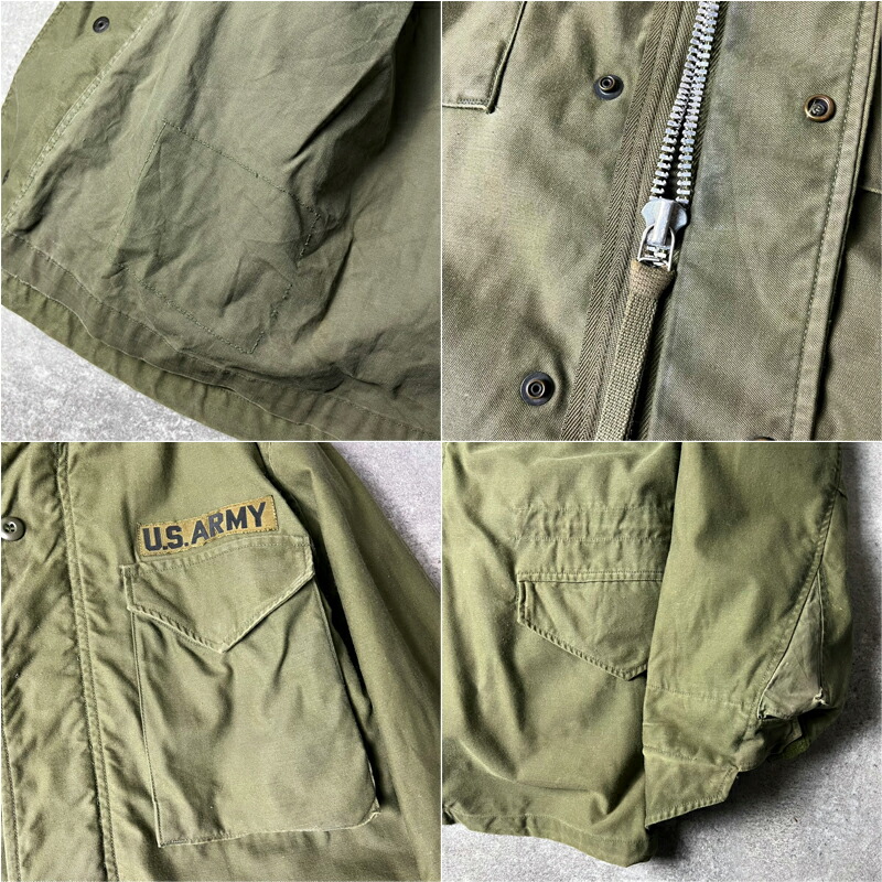 楽天市場】60s 70s US ARMY 米軍実物 M-65 フィールド ジャケット S-L