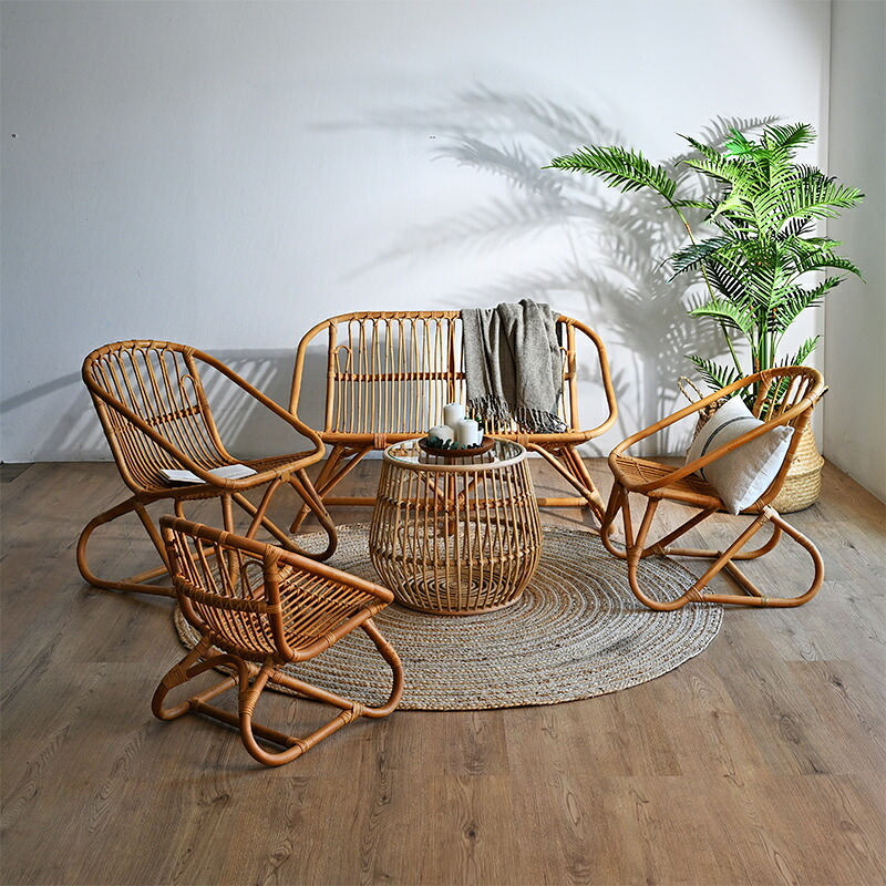 楽天市場】≪SALE≫19999→18999円!!ラタンチェア 2人掛け ラタン