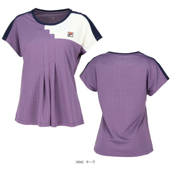 FILA テニスウェア 紫 Lサイズ上下 インナーつき FILA テニスウェア 紫