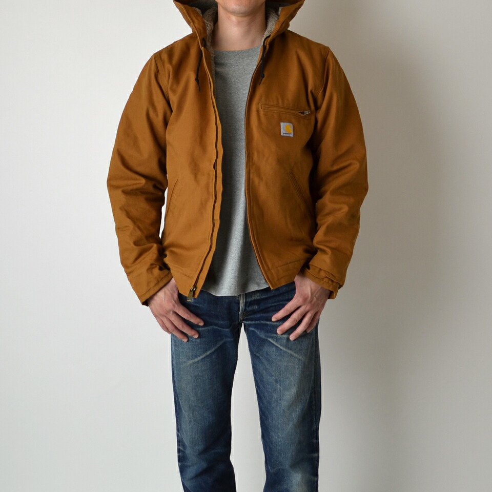 楽天市場】Carhartt カーハート104392 WASHED DUCK SHERPA-LINED