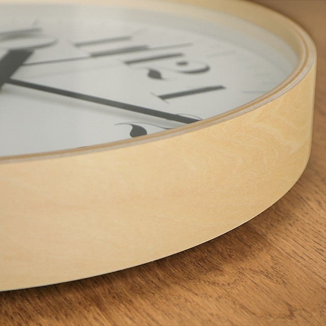 楽天市場】掛け時計 RIKI CLOCK 太字タイプ Lサイズ 電波時計 北欧