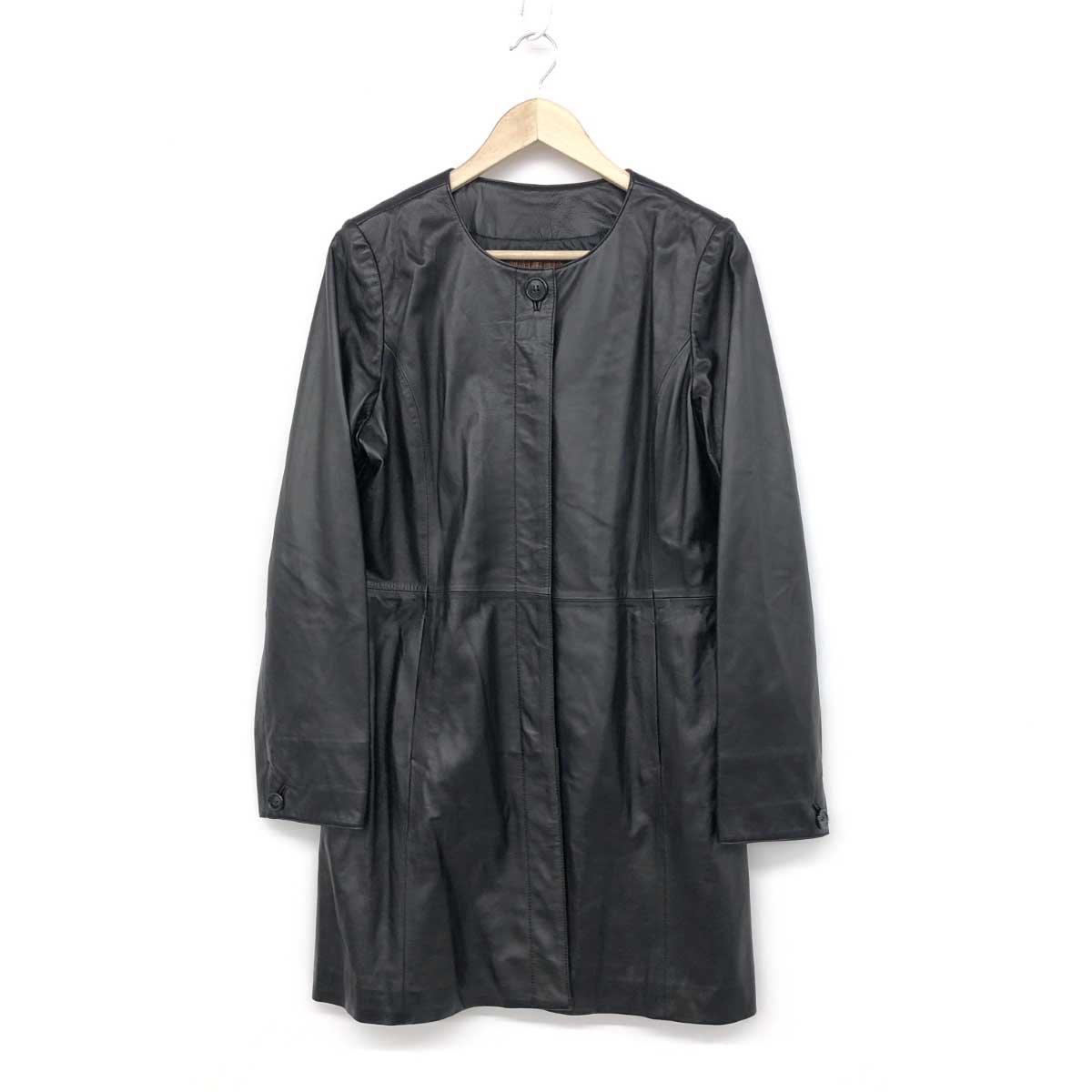 楽天市場】BALMAIN PARIS バルマン レザーコート 良好 13 ブラック 羊