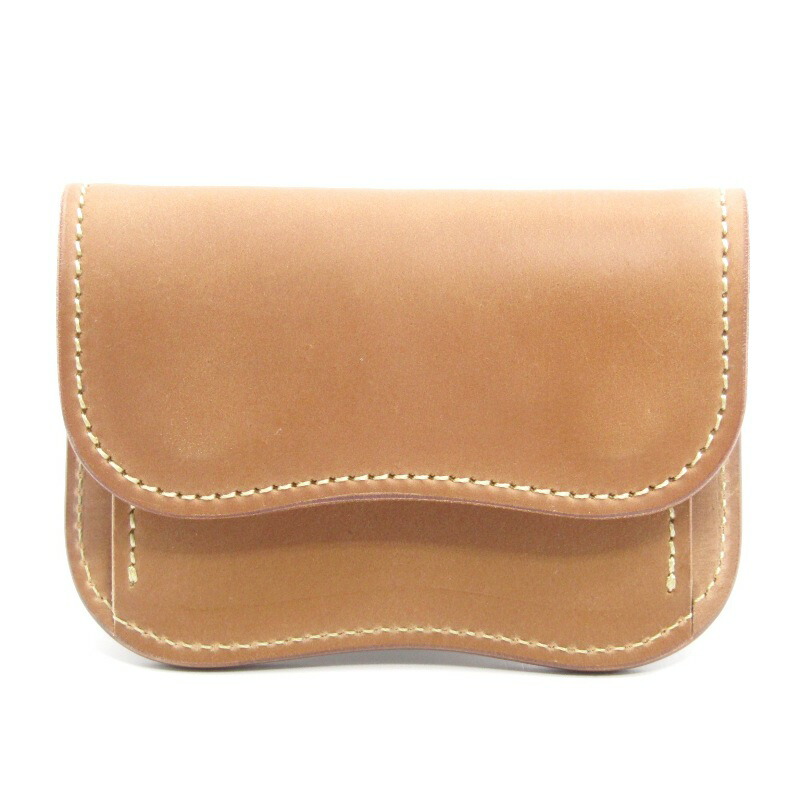 【未使用級/付属品有】ラストクロップス サークル ケース シェルコードバン 未使用 LAST CROPS ラストクロップス 小銭入れ シェルコードバン LC