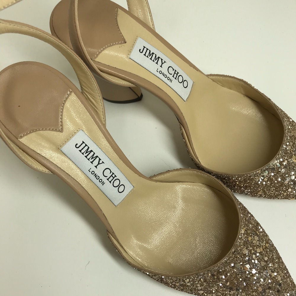 かお 定価15万超 ジミーチュウ ビジュー ストラップサンダル サンダル