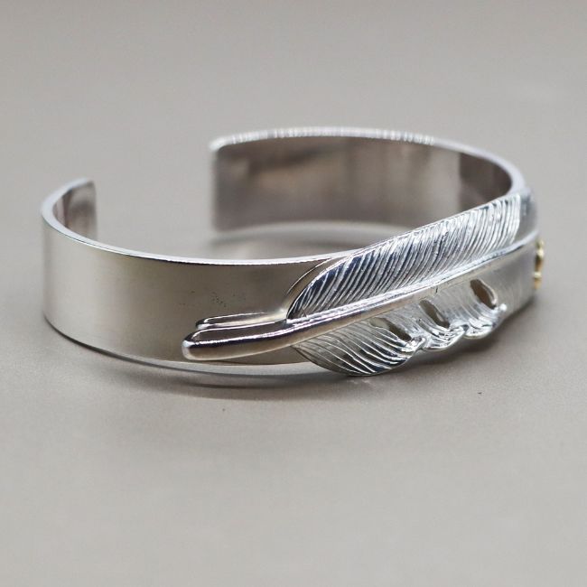 楽天市場】TADY&KING特大SVフェザー平打ちバングルK18ローズ