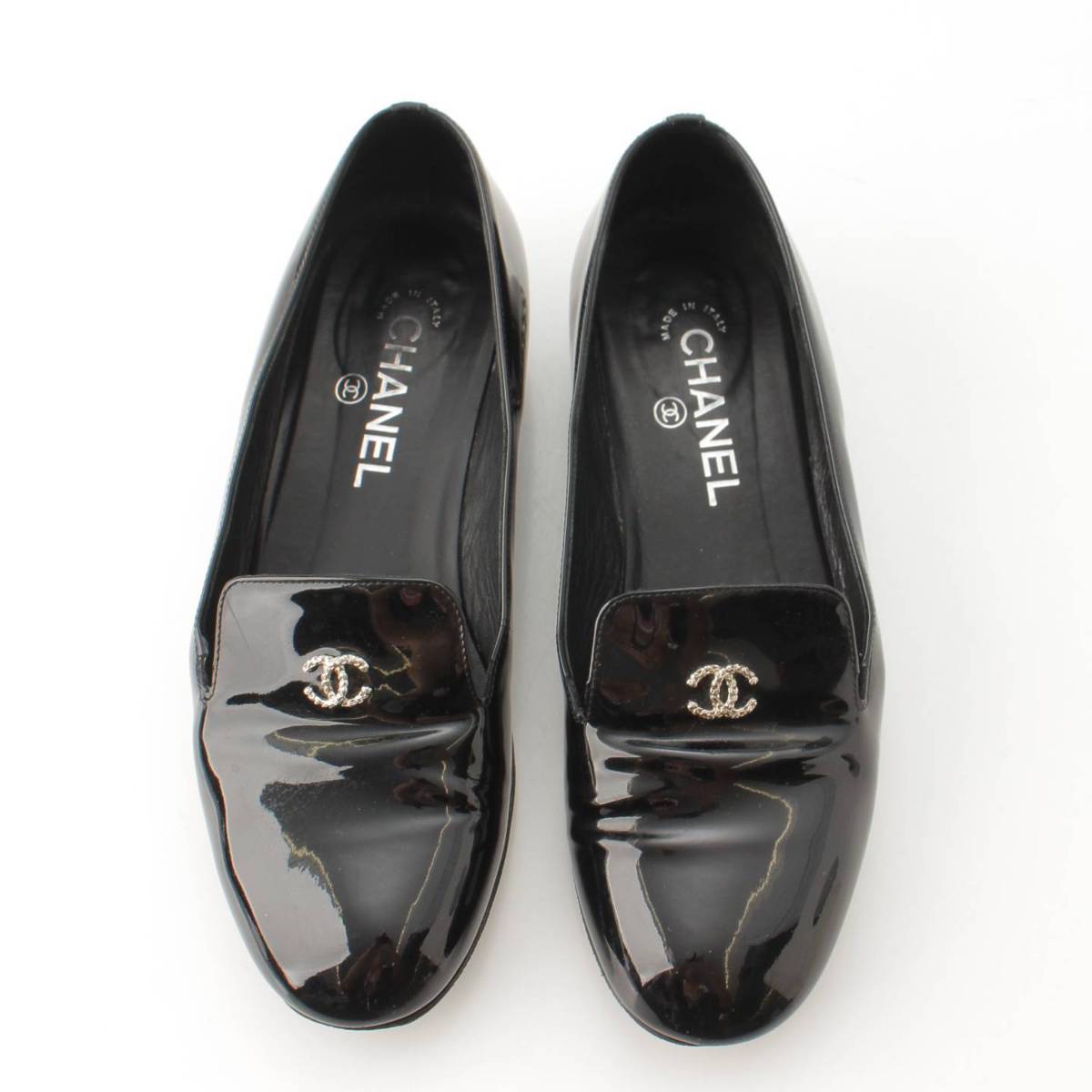 楽天市場】【シャネル】Chanel ココマーク Fパール パテント オペラ