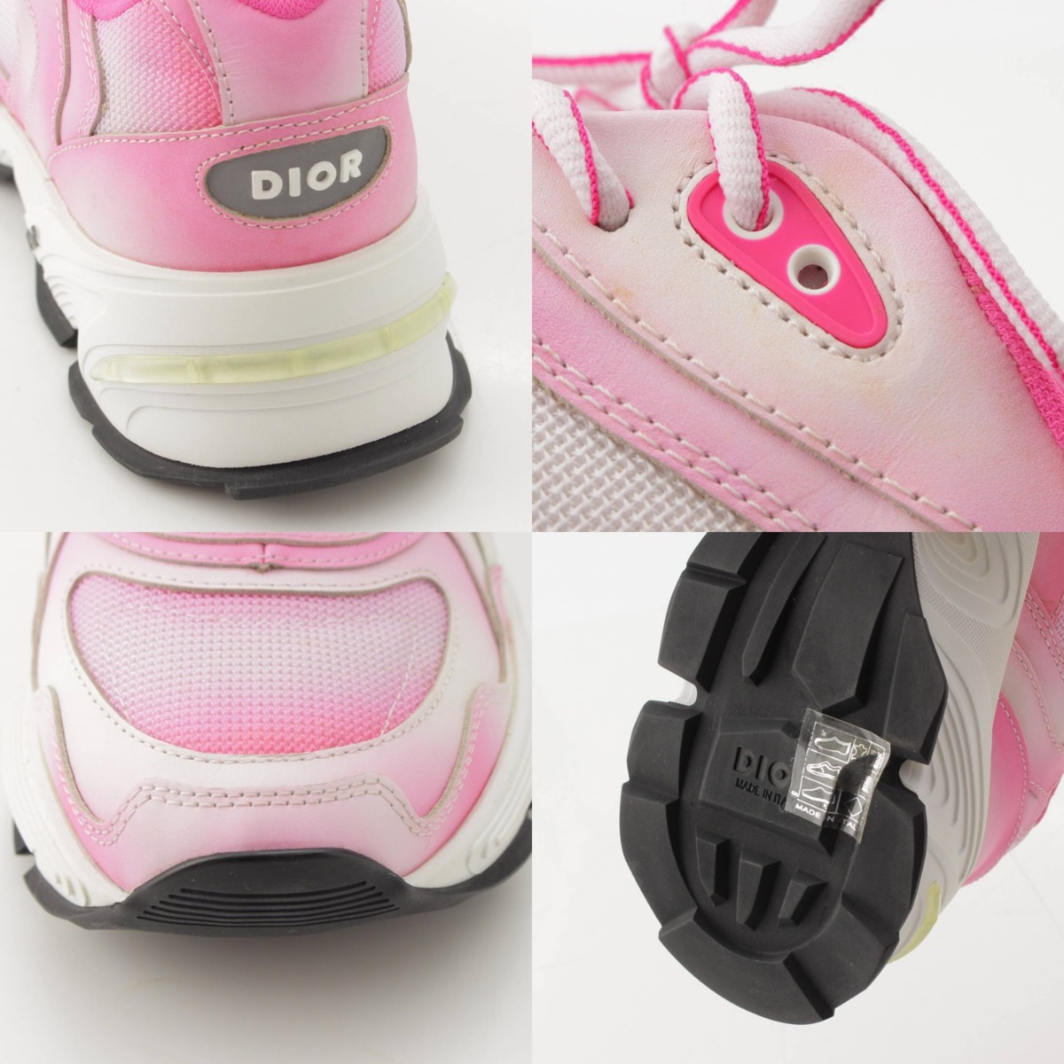 楽天市場】【ディオール】DIOR メンズ ロゴ タイダイ メッシュ×レザー