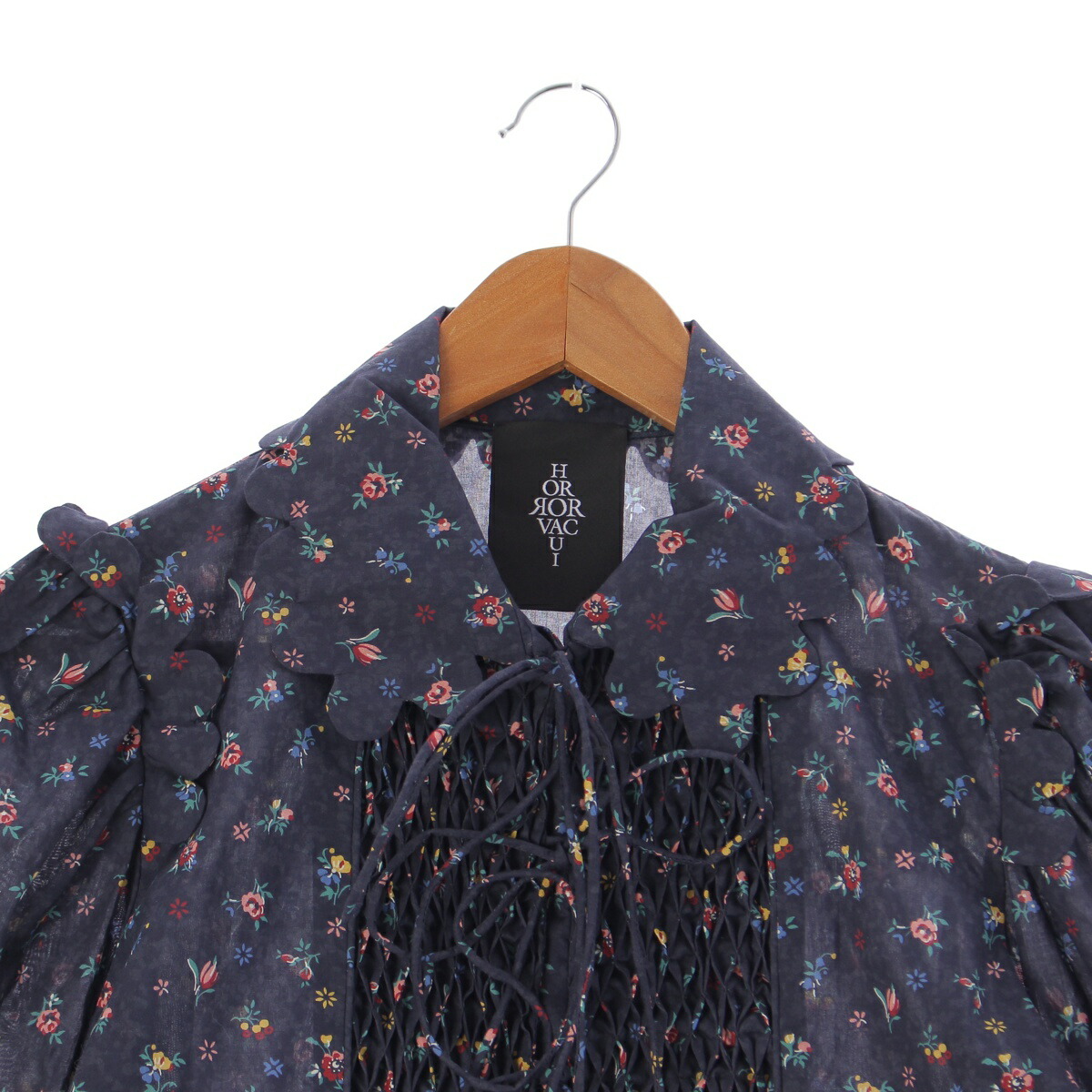 楽天市場】ホラーヴァキュイ HORROR VACUI コットン 花柄 襟付き