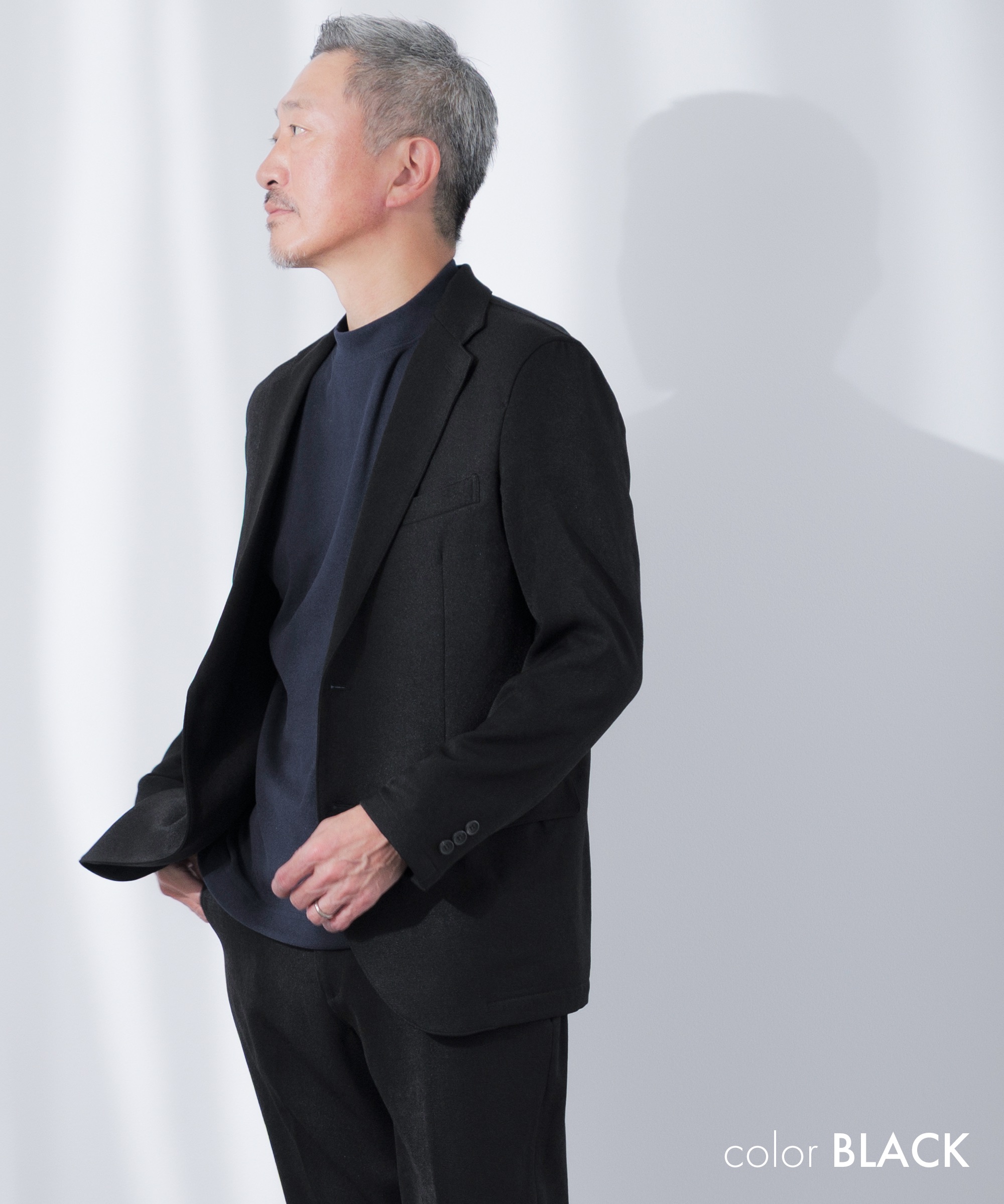 楽天市場】セットアップ メンズ スーツ テーラード ストレッチ ニット