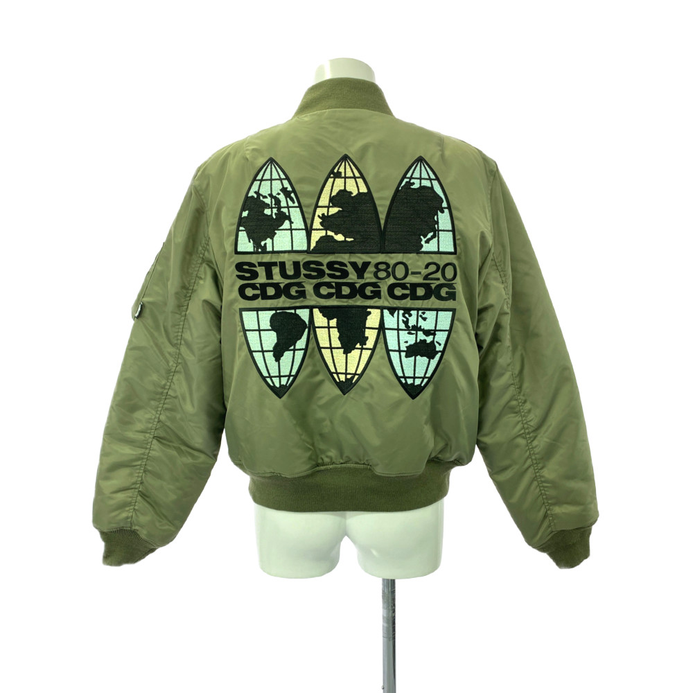 楽天市場】ステューシー CDG MA-1 JACKET・フライトジャケットブルゾン