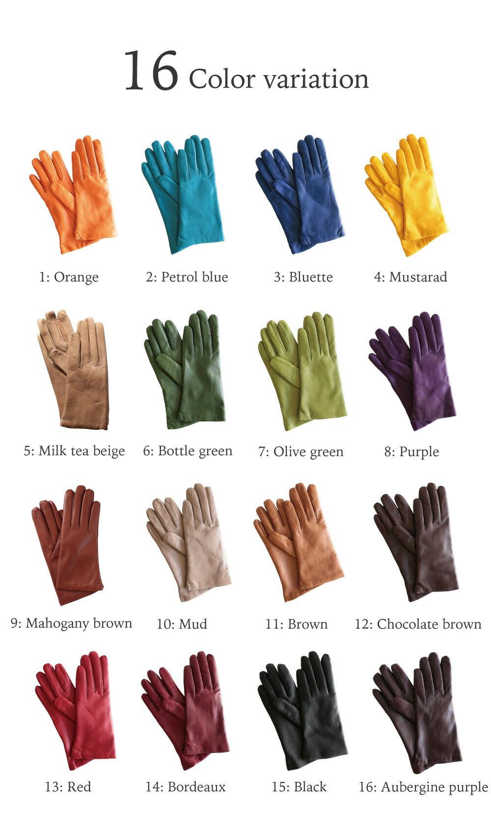 楽天市場】イタリア製 本革 手袋 レディース 革 カシミア裏地付き