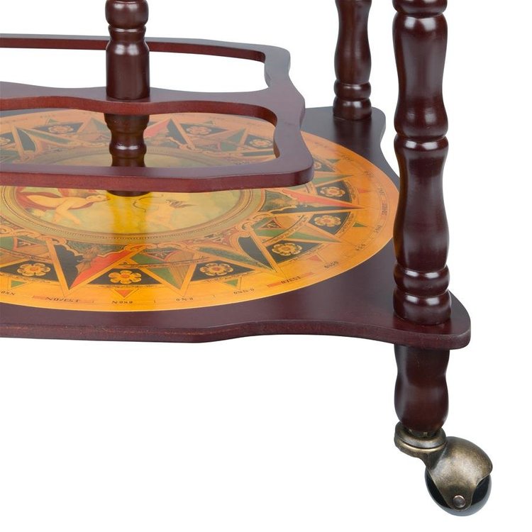 楽天市場】地球儀型 洋酒ワゴン ワイン・バーキャビネット棚 グラス