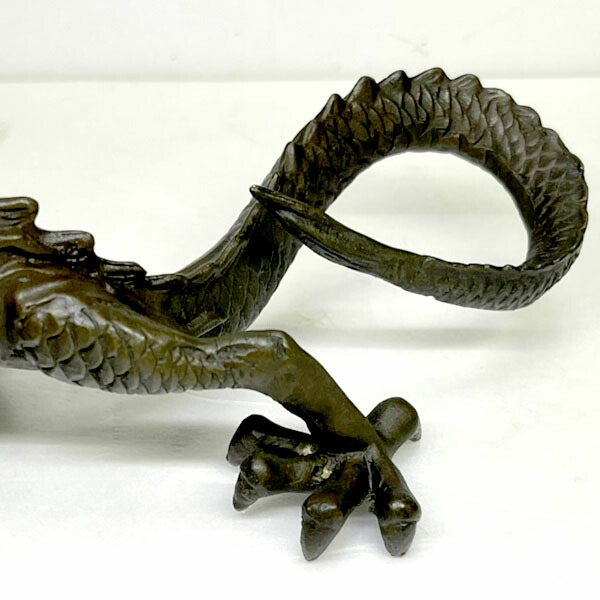 楽天市場】銅製 黒龍置物22cm (KM010) 【送料無料】（沖縄別途700円