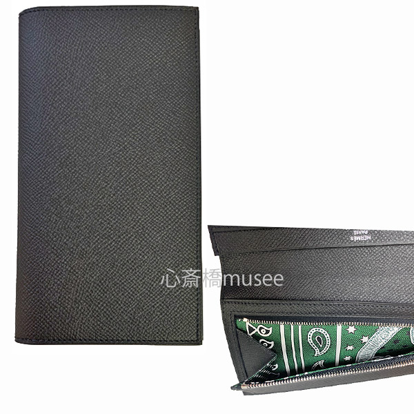 楽天市場】≪ 新品 ≫ エルメス メンズ 長財布 シチズン ツイル ロング