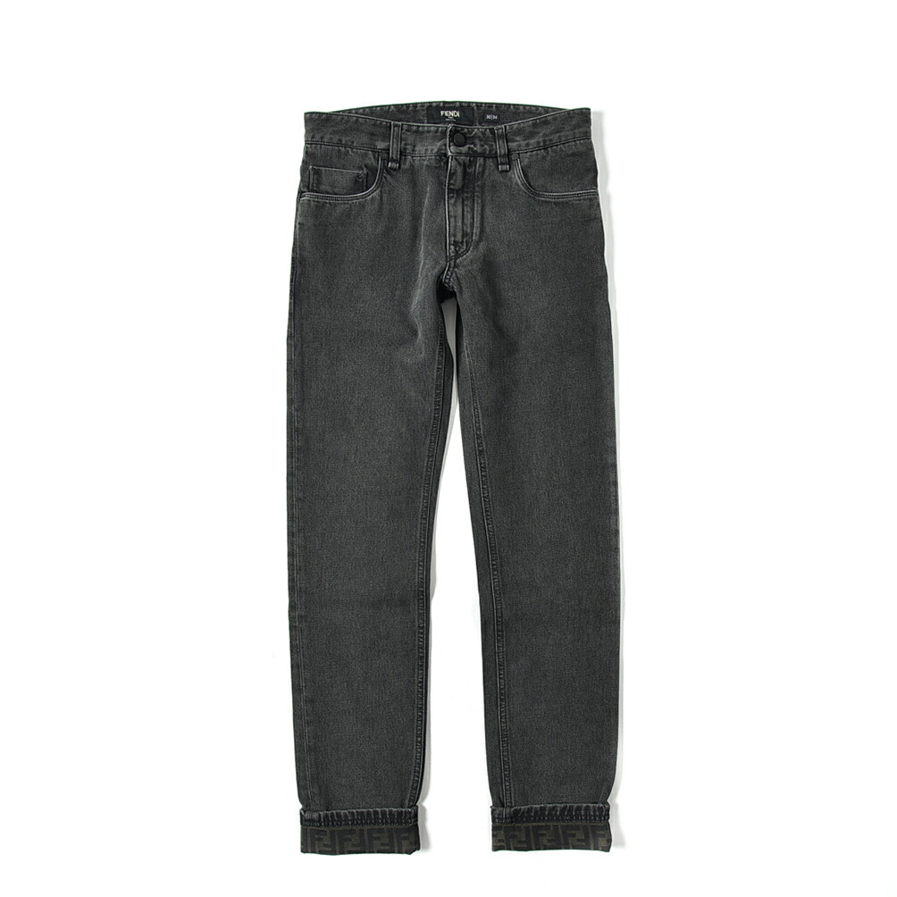 楽天市場】フェンディ FENDI ブラック デニム ジーンズ パンツ メンズ
