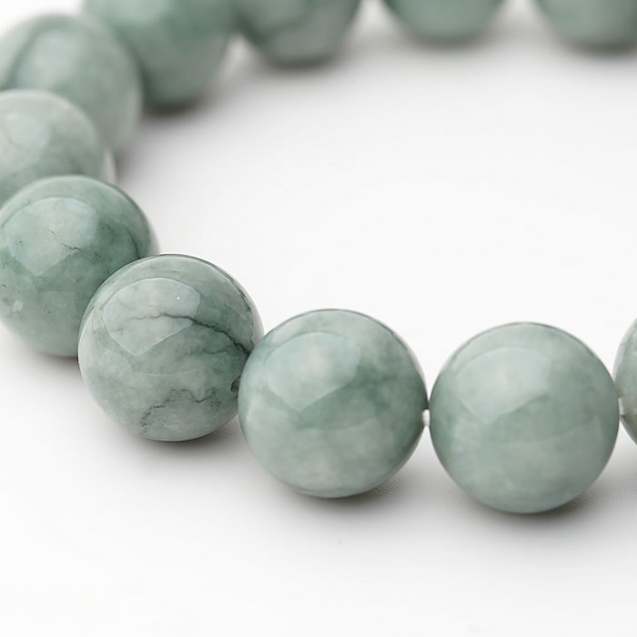 楽天市場】【数量限定】天然本翡翠AAA ミャンマー産 14mm ブレスレット