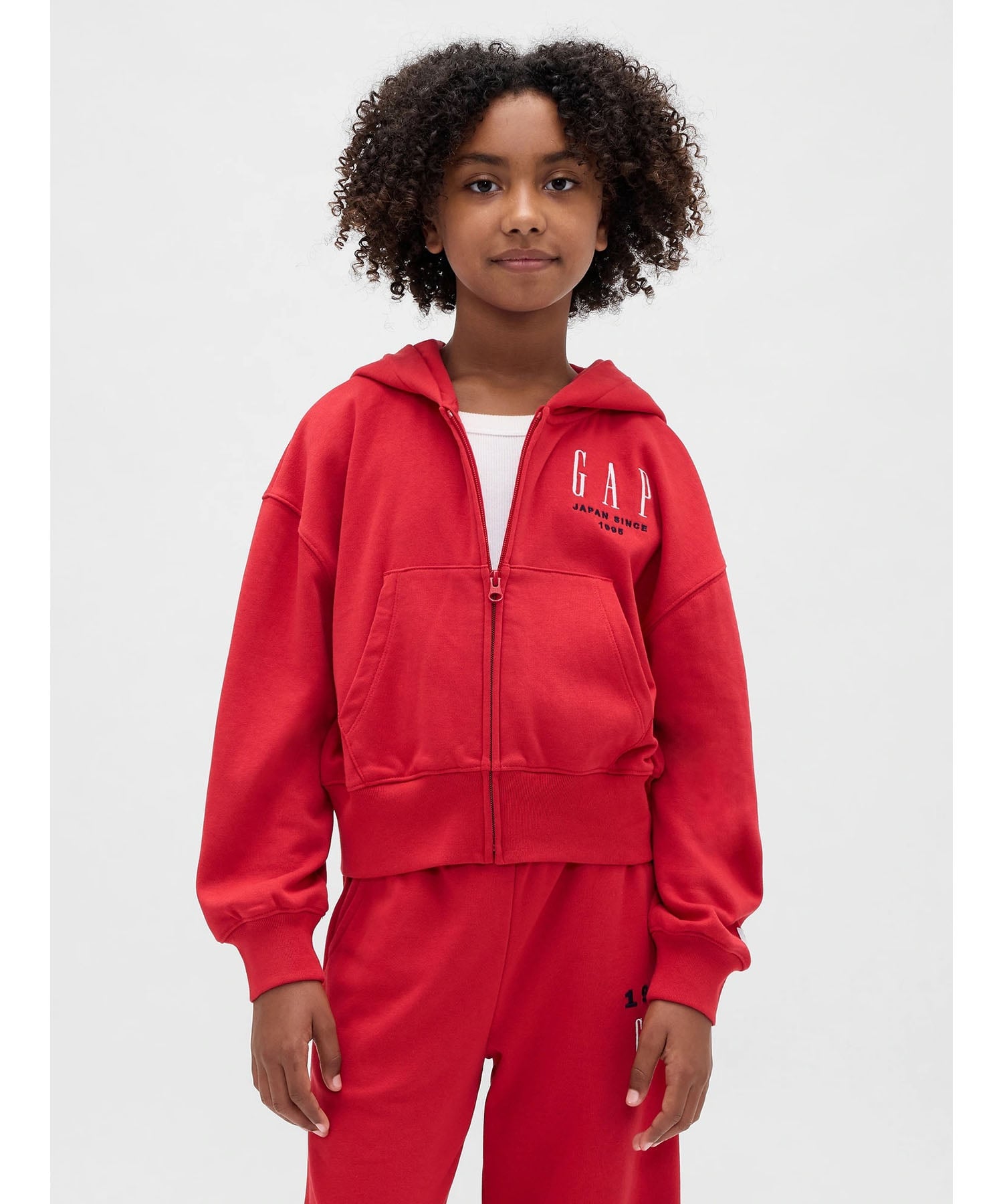 GAP｜(K)30th アニバーサリー フレンチテリー GAPロゴ ジップアップ