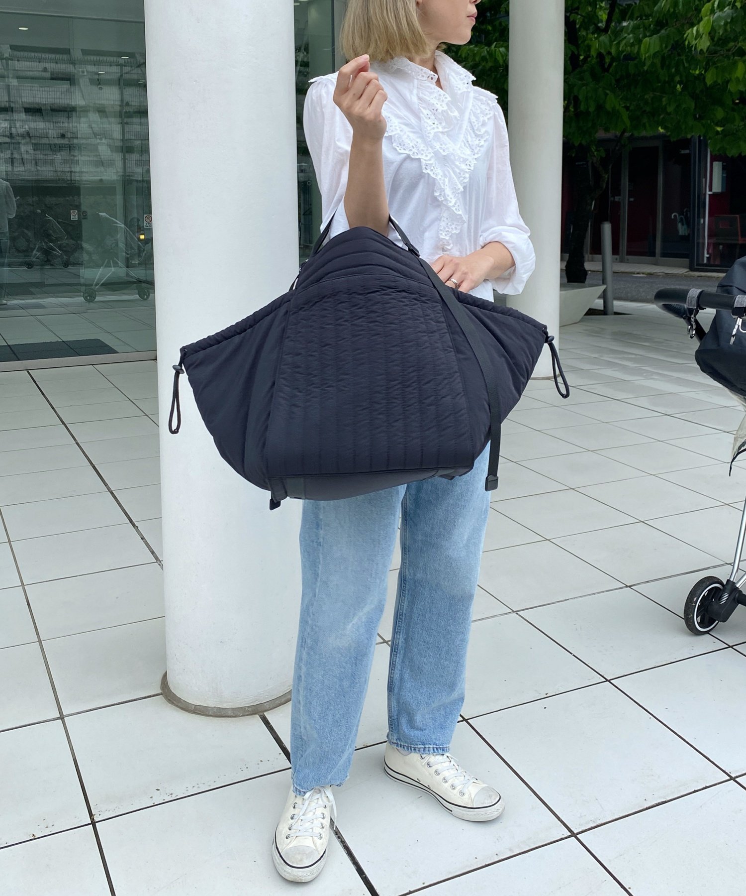 SUPERTHANKS BOX｜洗えるキルティングマザーズバッグ/L | Rakuten