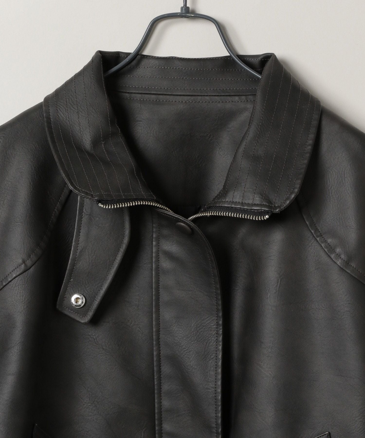 JEANASIS｜ヴィンテージレザーBIGブルゾン | Rakuten Fashion(楽天