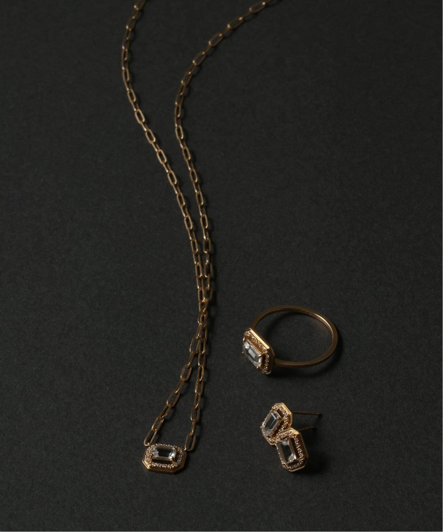 Spick & Span｜アップグレードホワイトトパーズネックレス K18