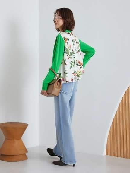 Mila Owen｜【WEB限定カラー】カシミヤコットンボタニカルドッキング