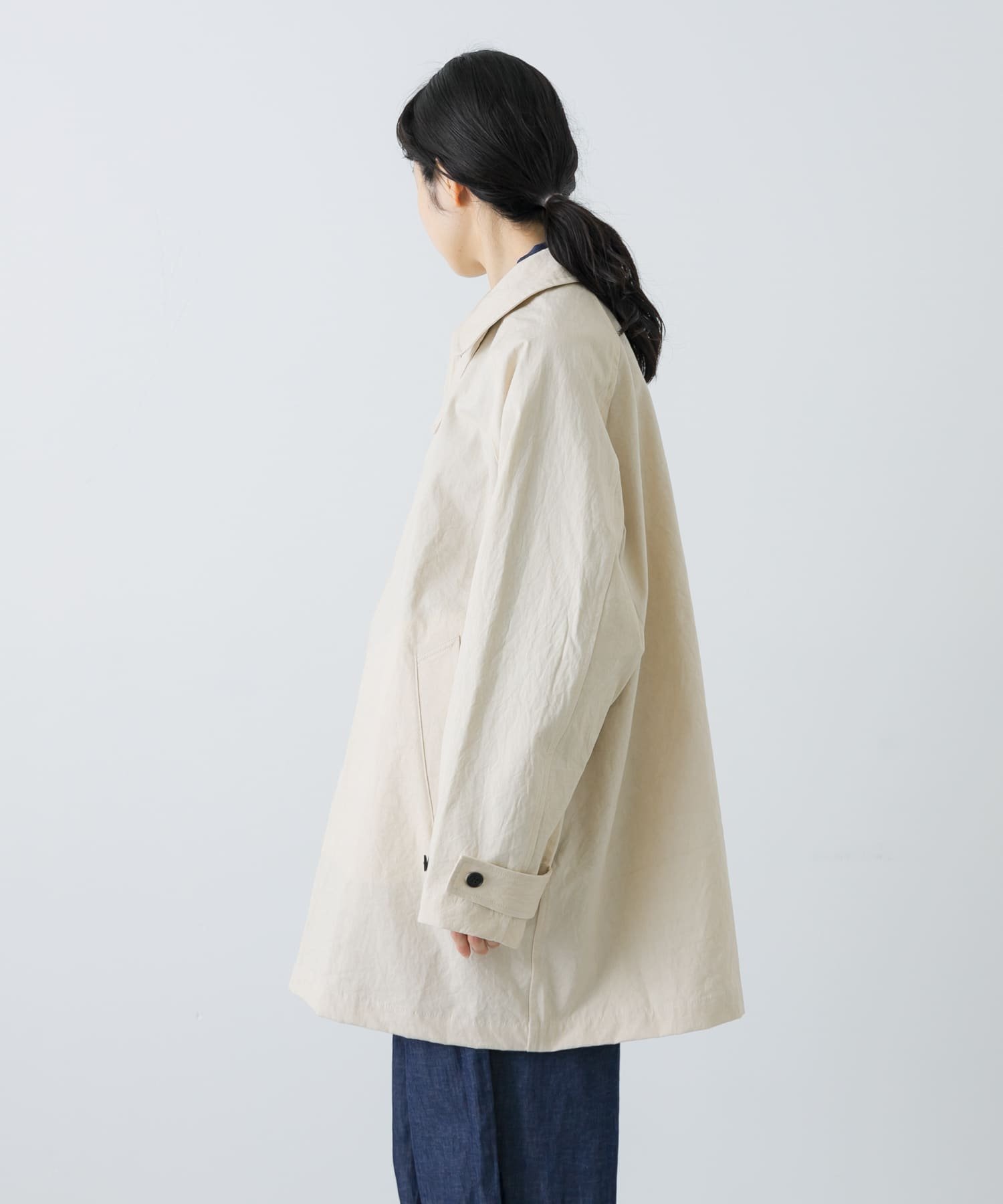 かぐれ｜コットンバックタックショートコート | Rakuten Fashion(楽天