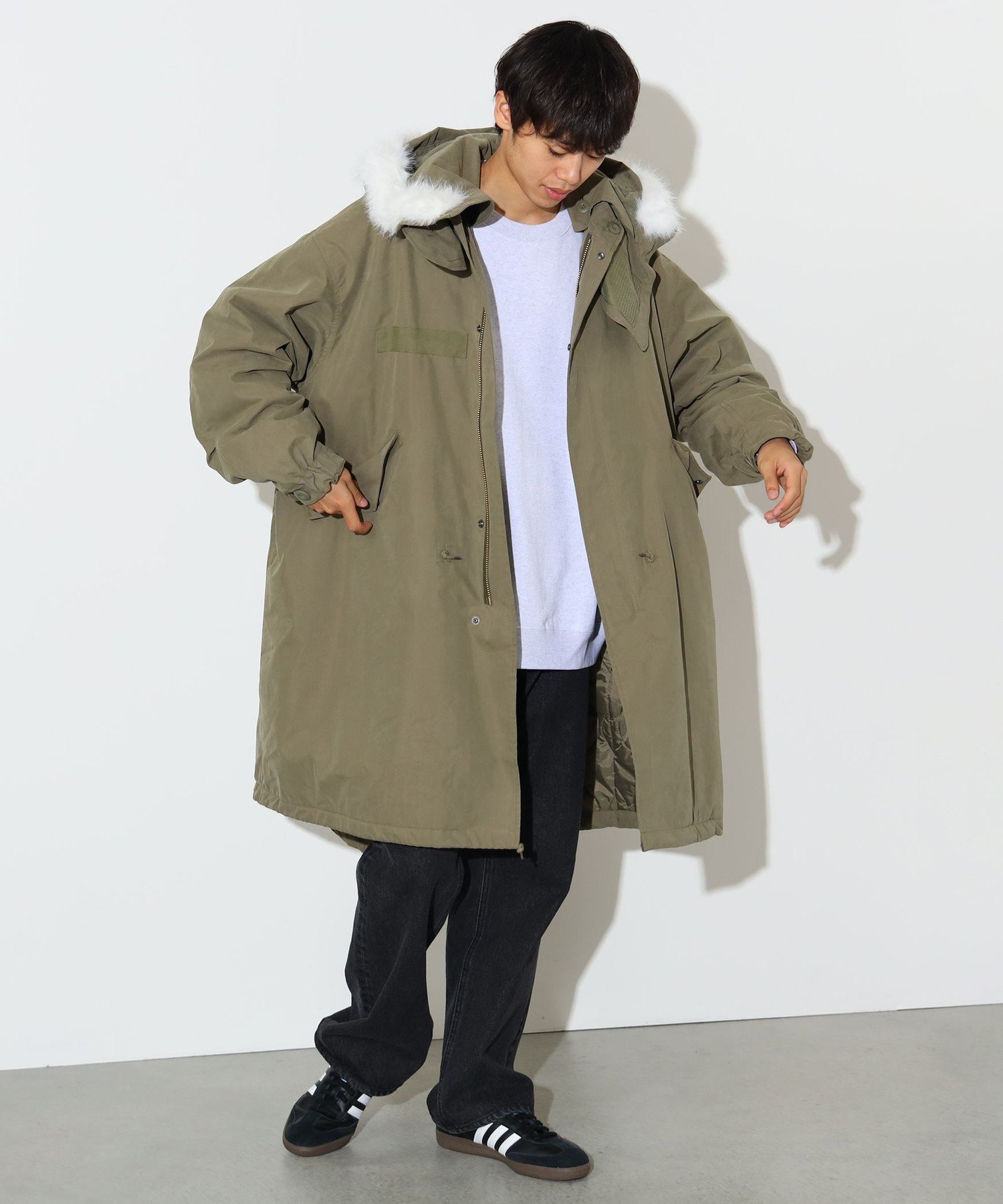 BEAMS OUTLET｜フード付き モッズコート | Rakuten Fashion(楽天