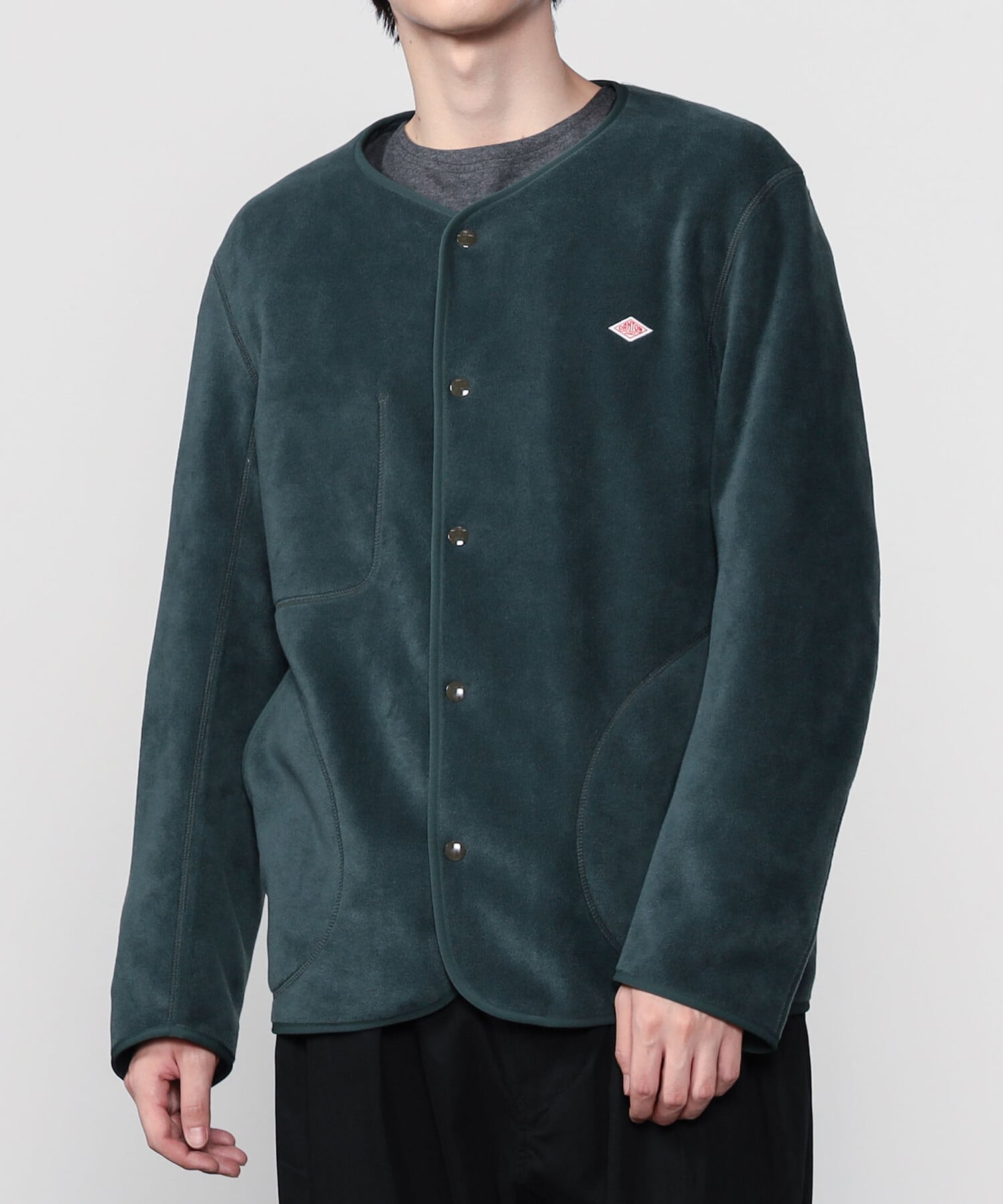 Bshop｜DANTON | フリース カラーレスジャケット MEN | Rakuten