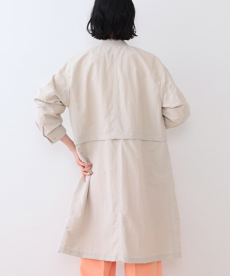 INDIVI｜【撥水/UVケア/2WAY】ショート&ロング ブルゾンコート