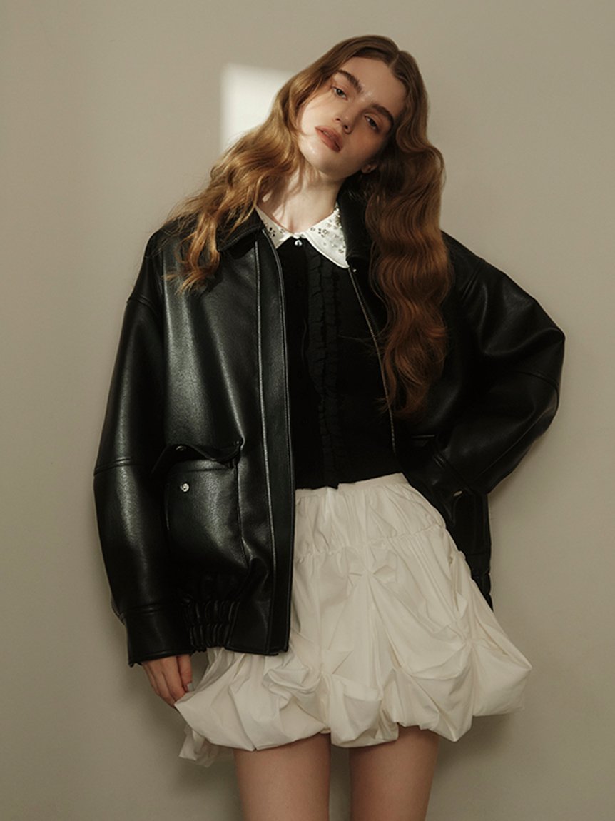 SNIDEL｜マルチファブリックボアカラーブルゾン | Rakuten Fashion