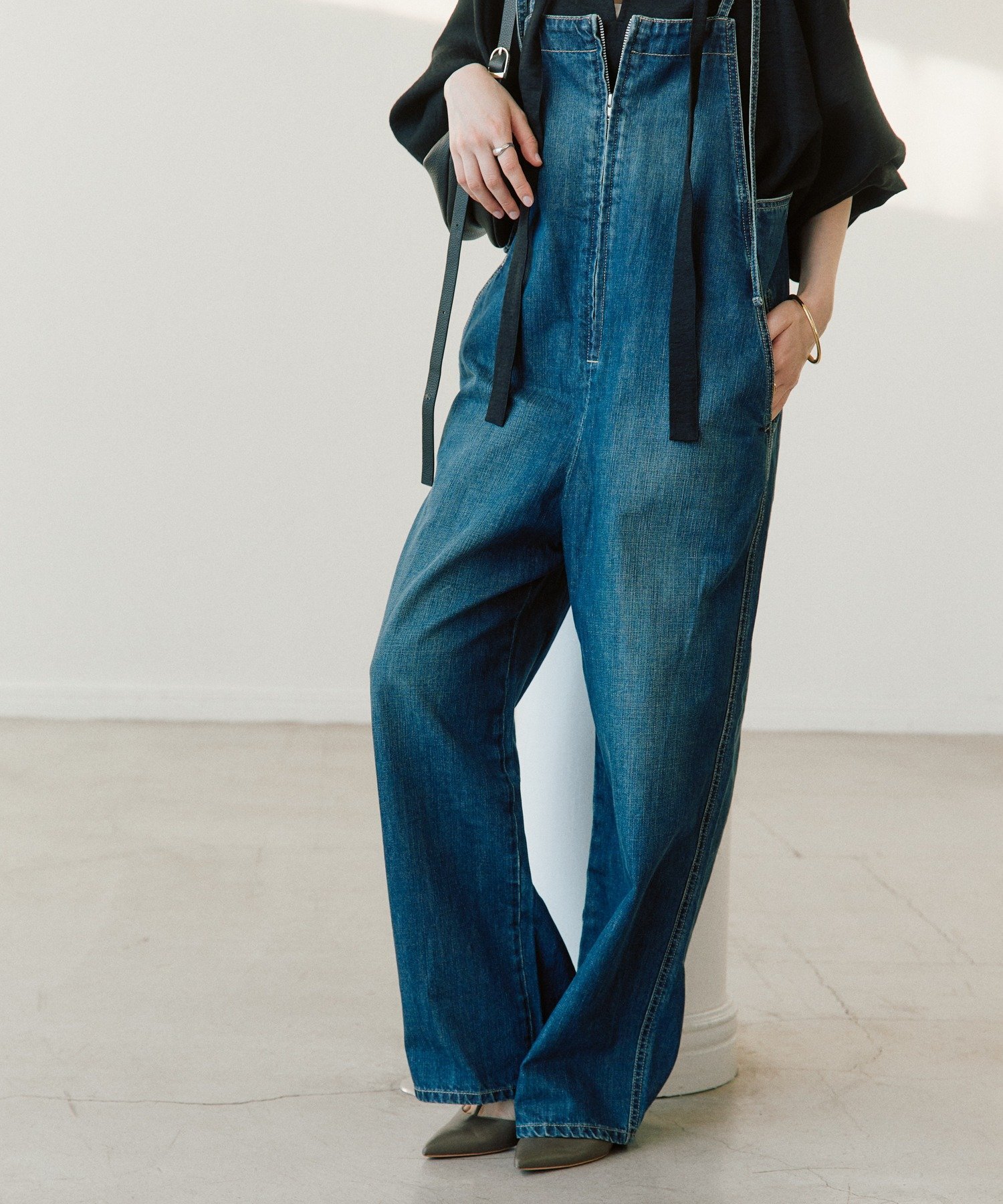 RIVE DROITE｜【シーズン問わず使える】デニムサロペット | Rakuten