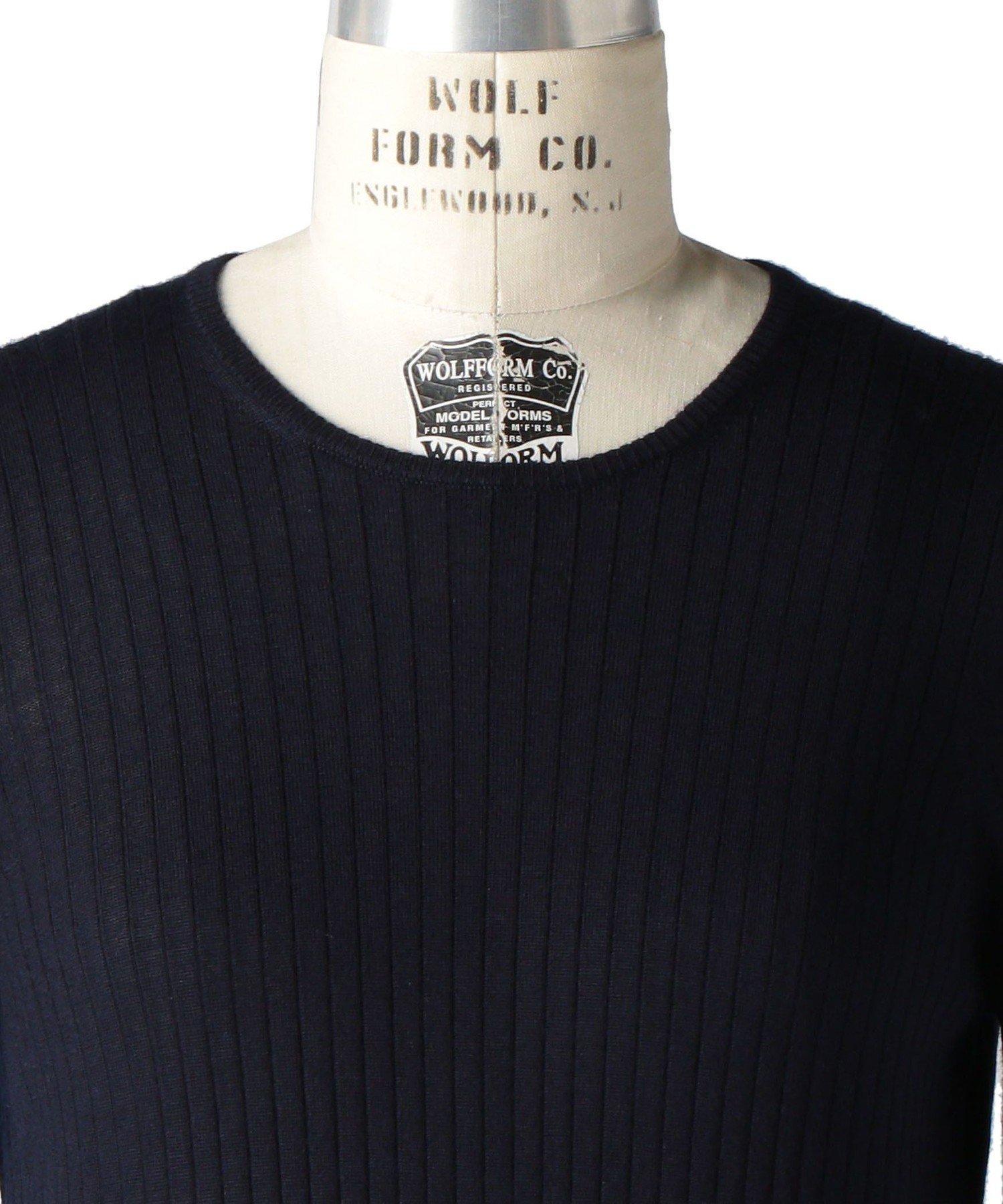 Drawer｜18G カシミヤシルクリブクルーネックニット | Rakuten Fashion