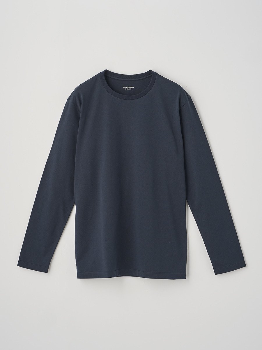 JOHN SMEDLEY｜オリジナルコットン天竺長袖Tシャツ|UNDERWEAR for MEN