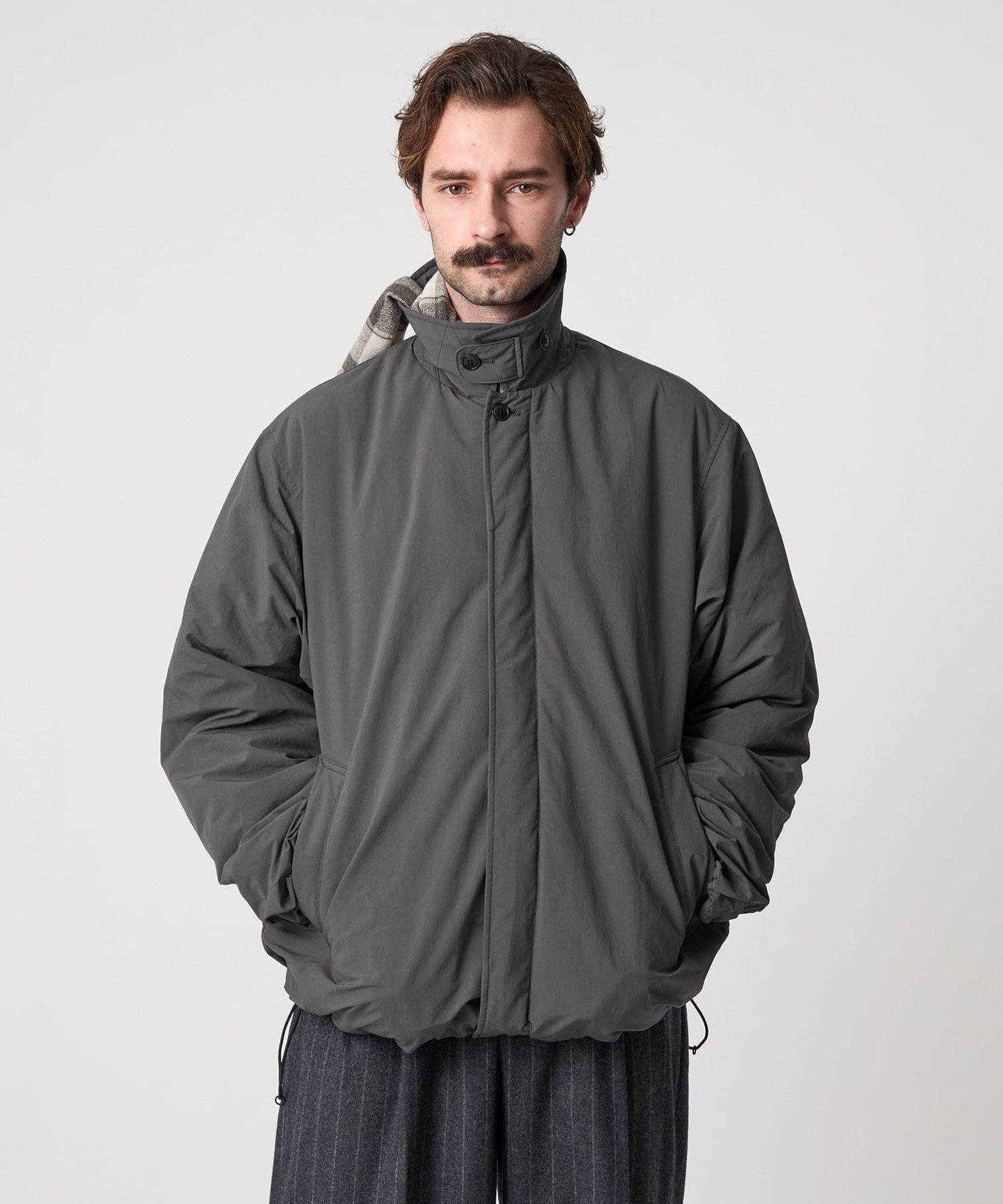 【美品】2024aw Steven Alan ダルマ バルカラージャケット XS Steven Alan＞ ダルマ バルカラー ジャケット